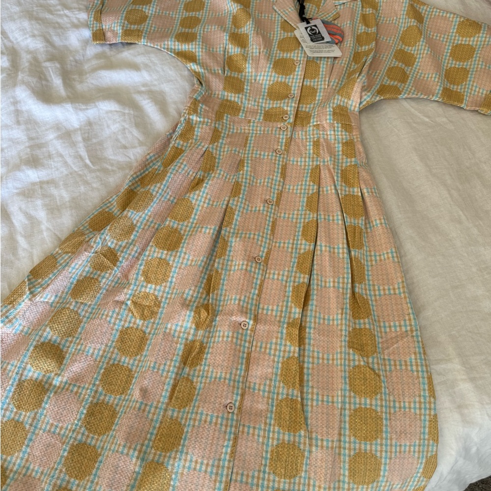 NWT Ace & Jig Ronnie dress in somersault textile. - Picture 2 of 4